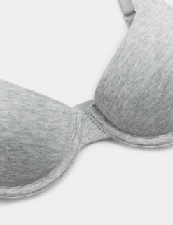 Lille Cotton Rich Wired Demi Cup Bra (A-E)