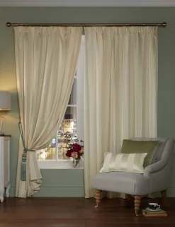Lille Stripe Pencil Pleat Curtains