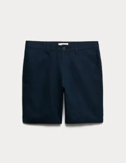 Linen Blend Chino Shorts