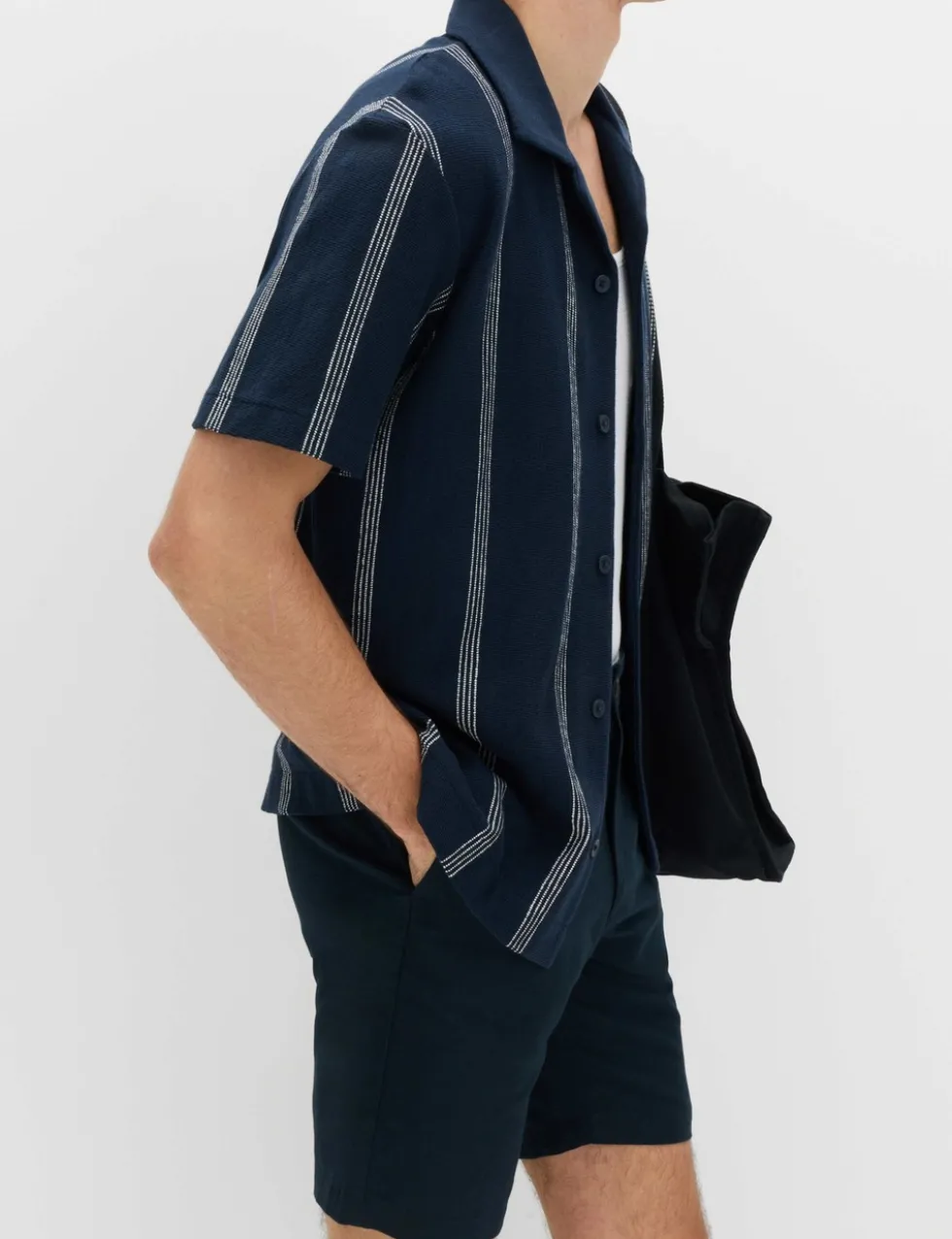 Linen Blend Chino Shorts