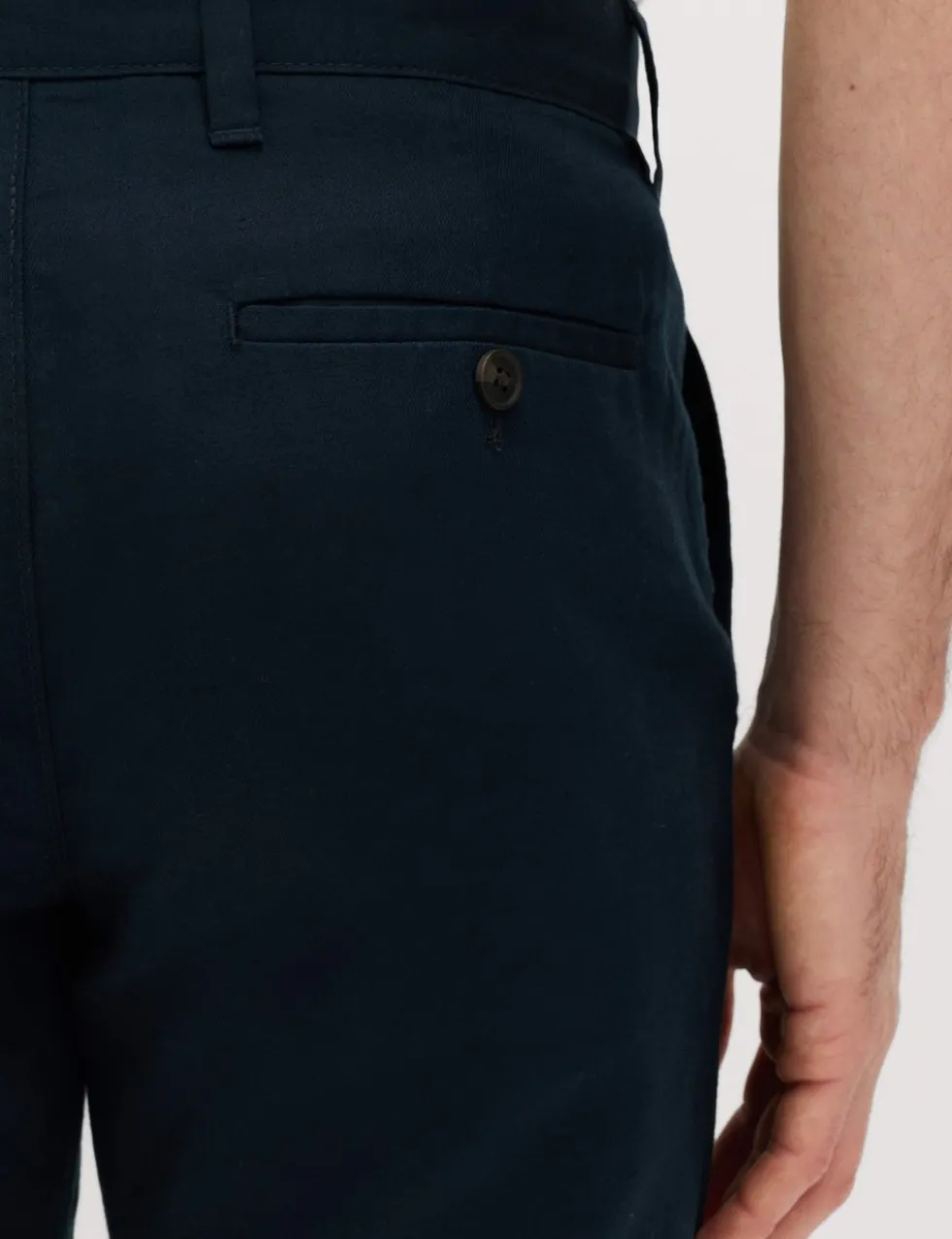 Linen Blend Chino Shorts