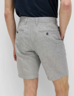 Linen Blend Chino Shorts
