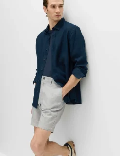 Linen Blend Chino Shorts