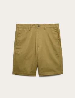 Linen Blend Chino Shorts