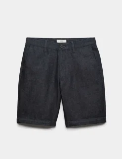 Linen Blend Chino Shorts