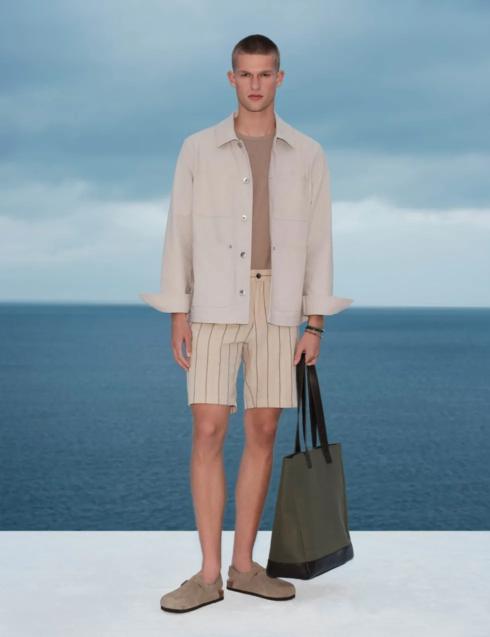 Linen Blend Chino Shorts