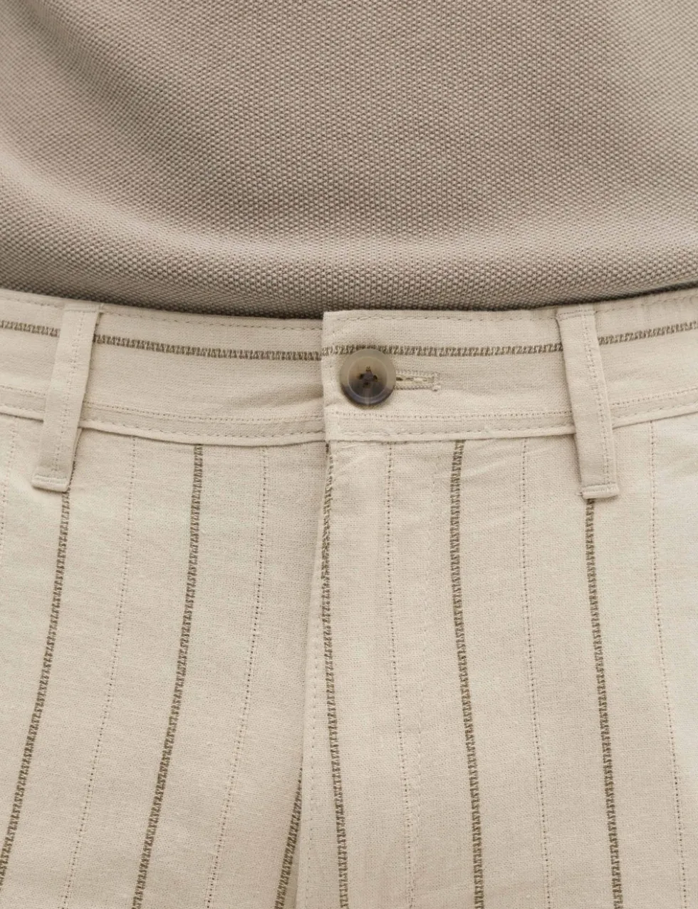 Linen Blend Chino Shorts