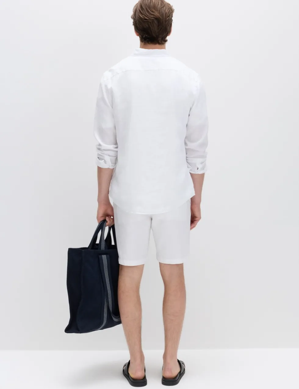 Linen Blend Chino Shorts