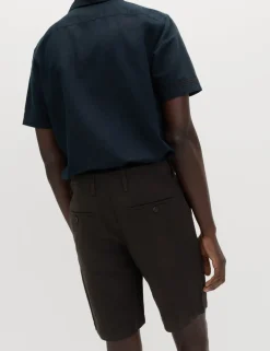 Linen Blend Chino Shorts