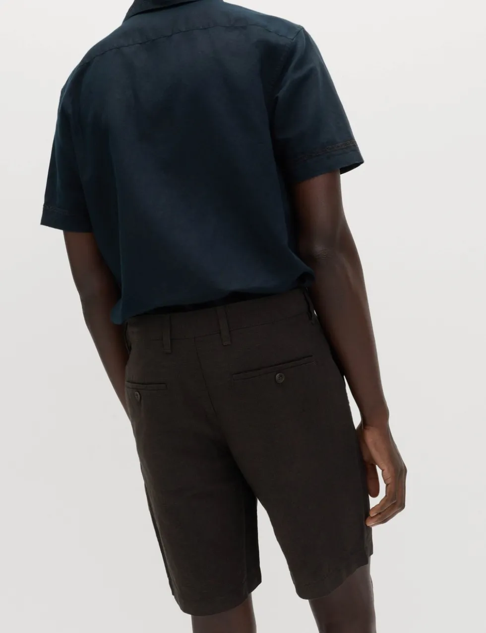 Linen Blend Chino Shorts