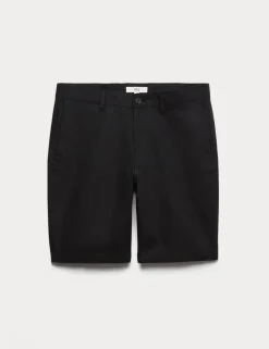 Linen Blend Chino Shorts