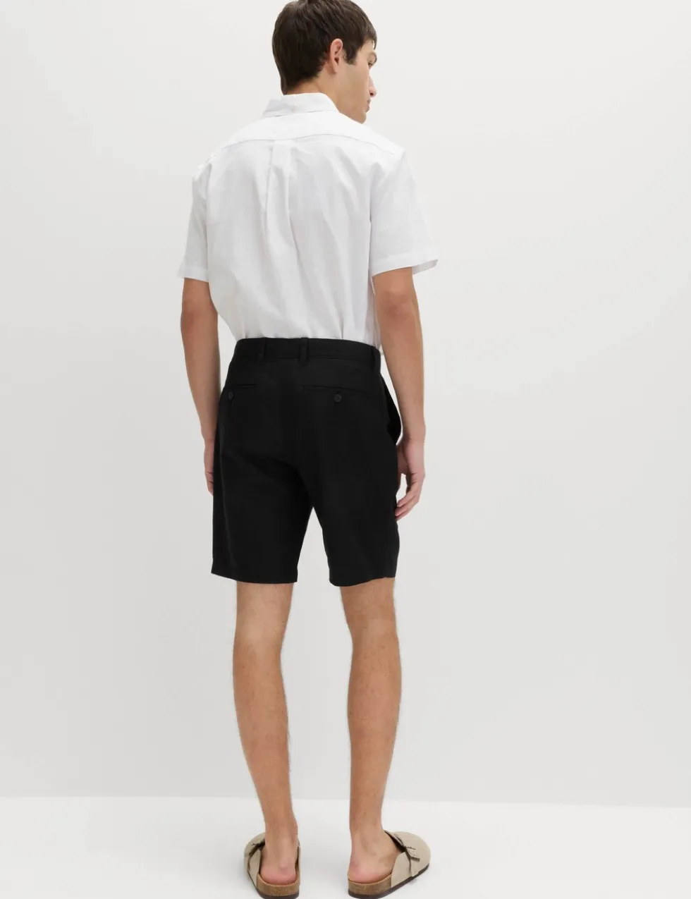 Linen Blend Chino Shorts