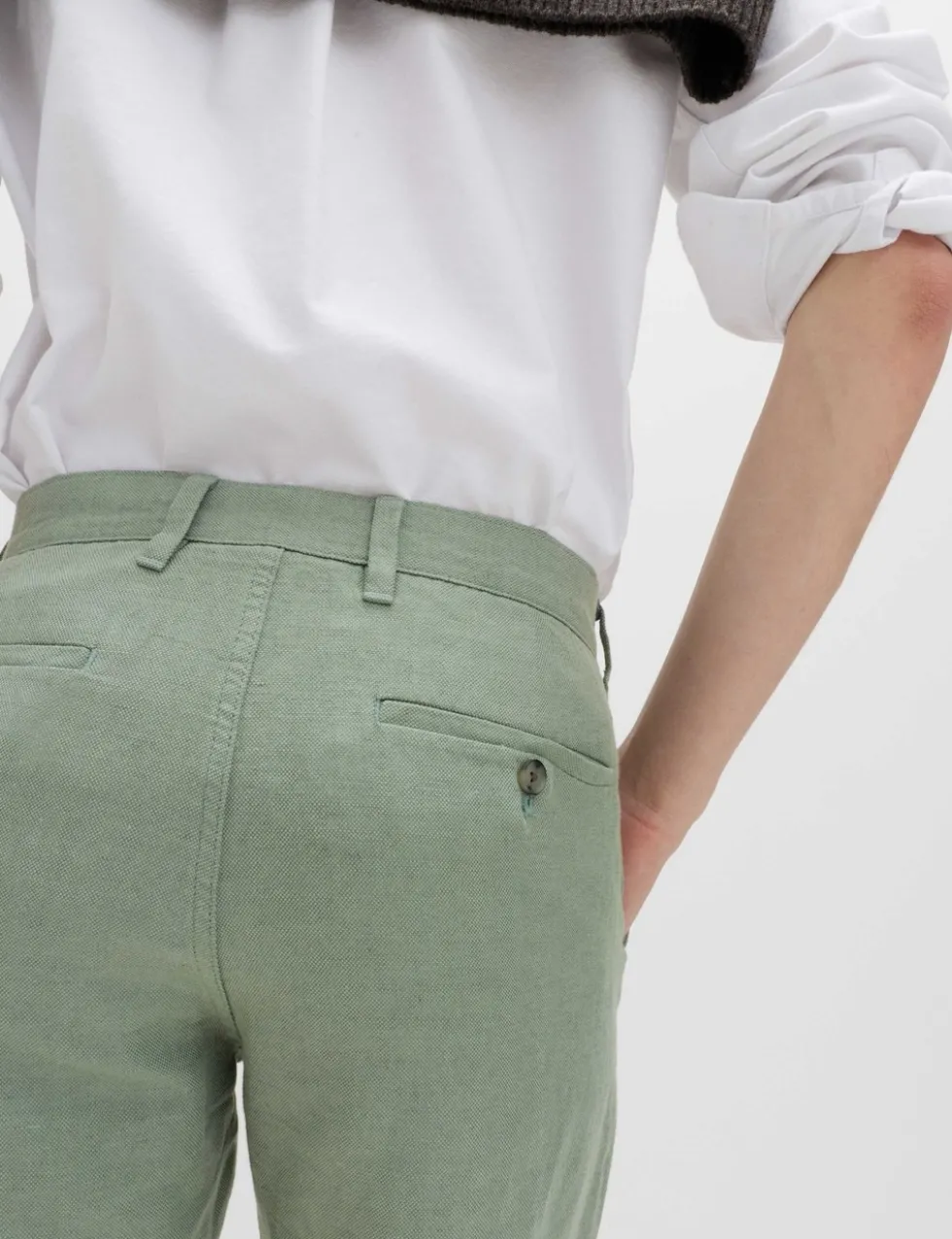 Linen Blend Chino Shorts