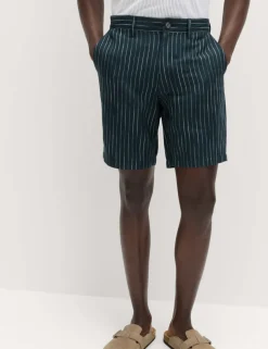 Linen Blend Chino Shorts