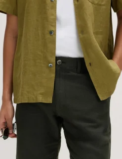 Linen Blend Chino Shorts