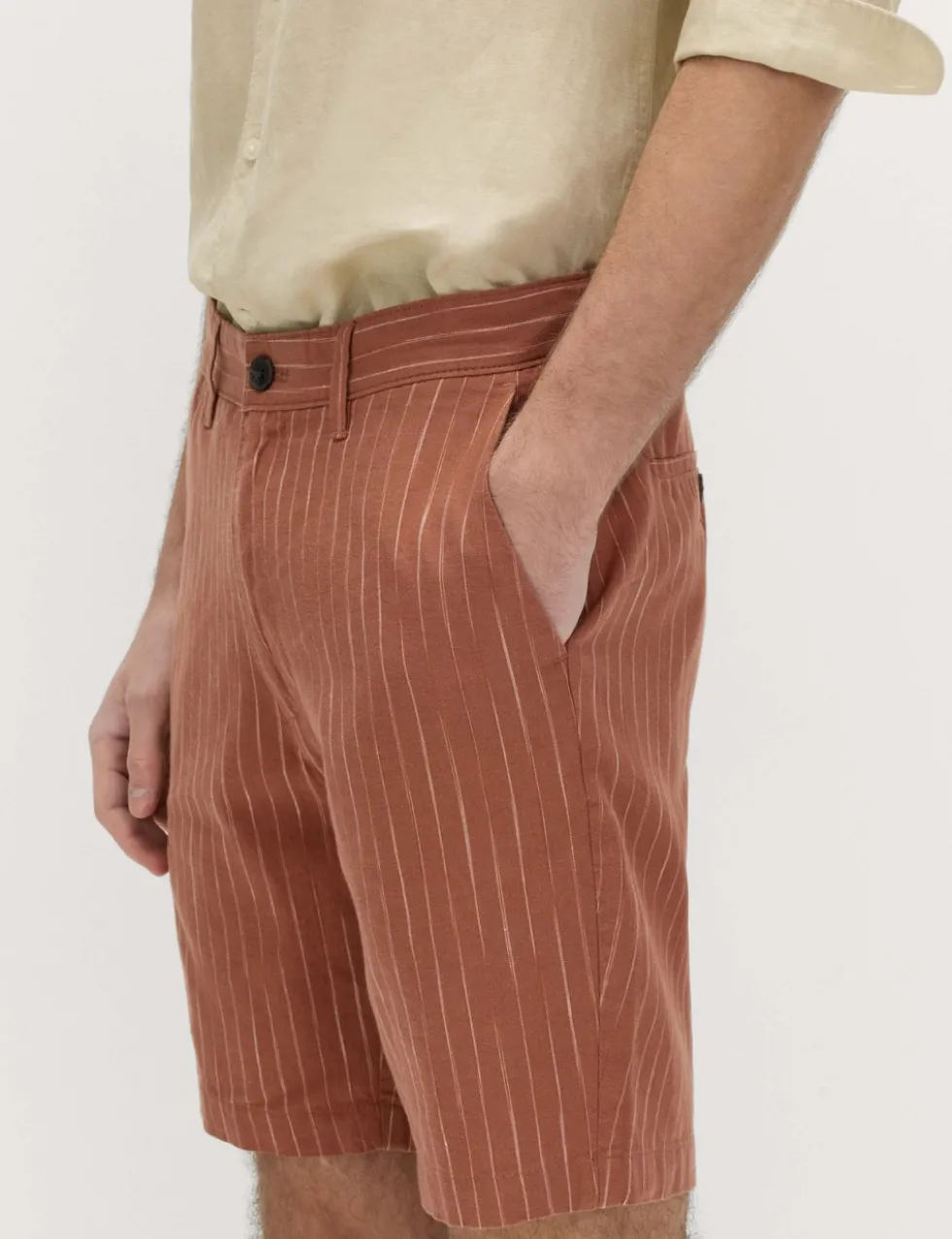 Linen Blend Chino Shorts