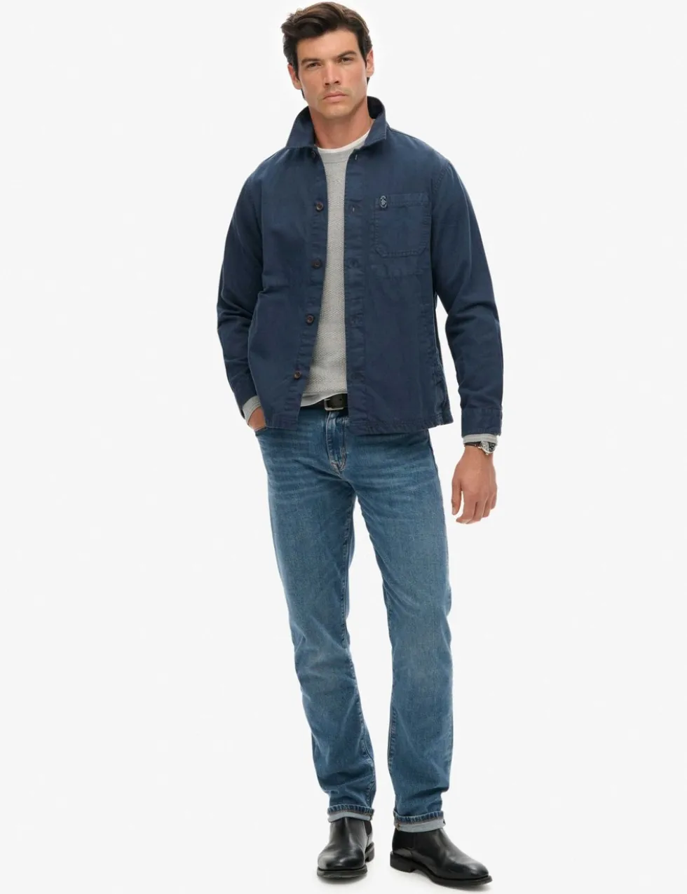 Linen Blend Overshirt