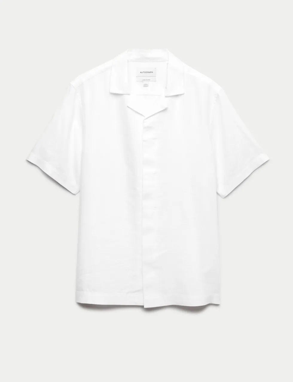 Linen Blend Short Sleeve Shirt