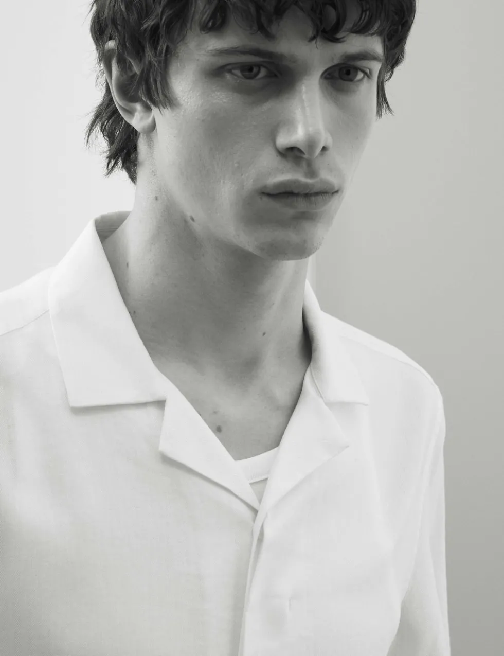 Linen Blend Short Sleeve Shirt