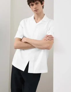 Linen Blend Short Sleeve Shirt