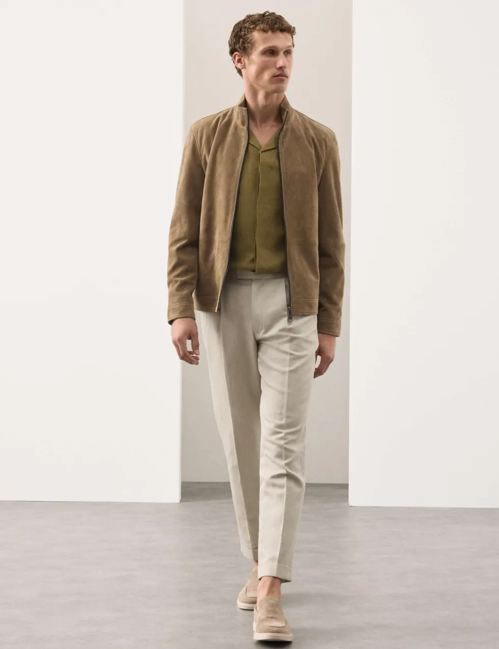 Linen Blend Short Sleeve Shirt