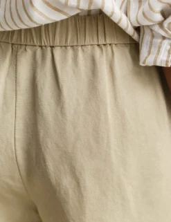 Linen Blend Shorts