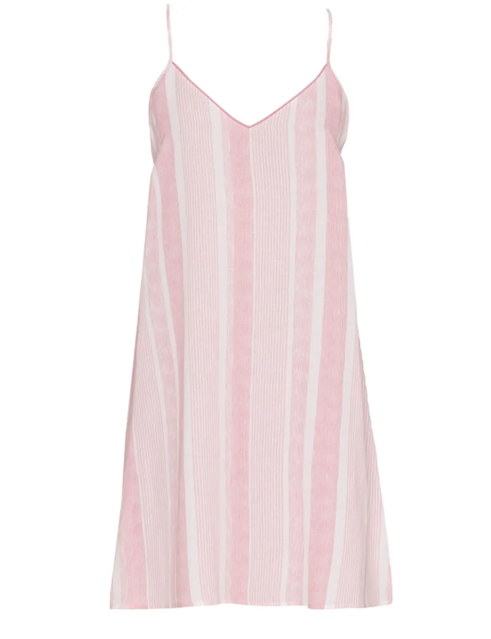 Linen Blend Striped Chemise