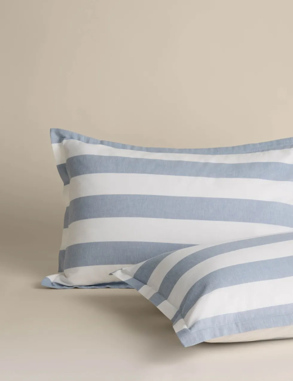 Linen Blend Striped Yarn Dye Bedding Set