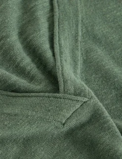 Linen Blend V-Neck Jumper