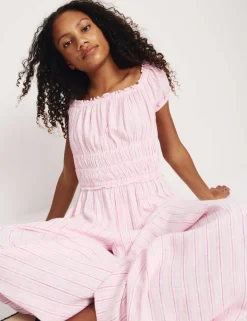Linen Blend Wide Leg Jumpsuit (6-16 Yrs)