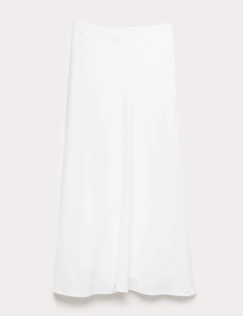 Linen Look Midaxi Slip Skirt