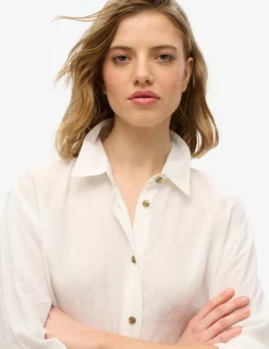 Linen Rich Collared Shirt