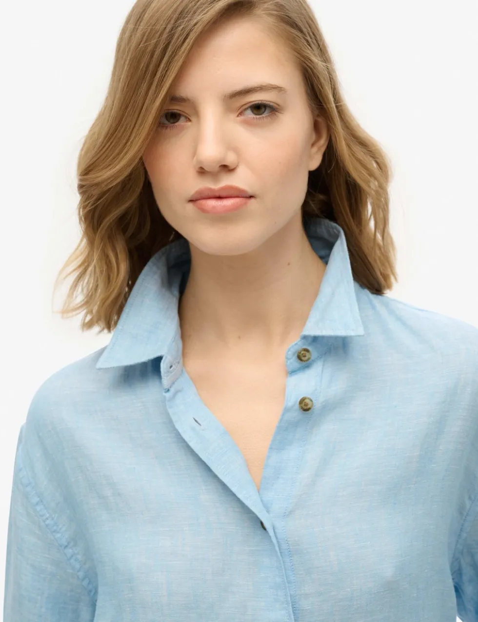 Linen Rich Collared Shirt