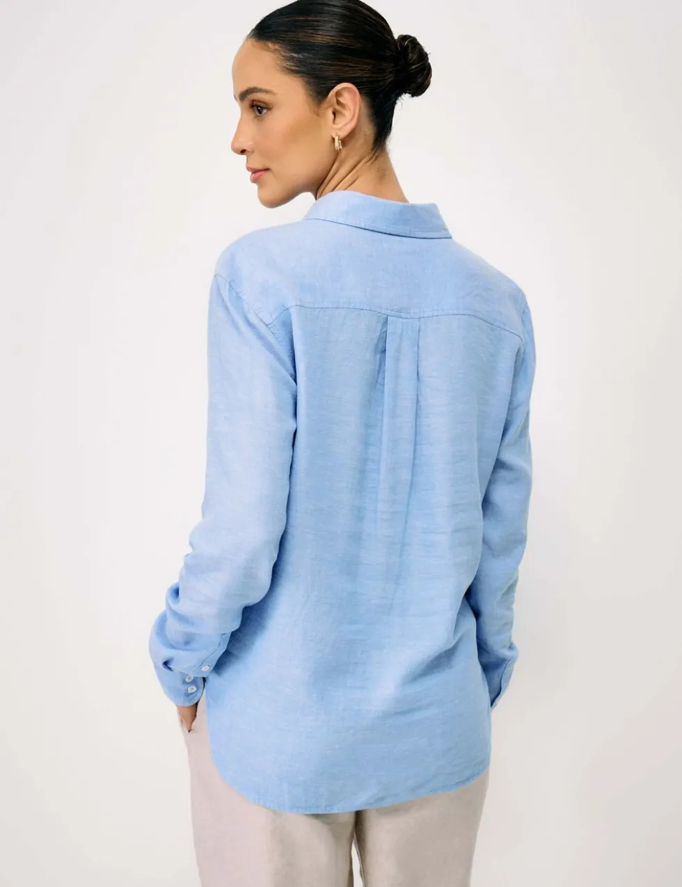 Linen Rich Collared Shirt