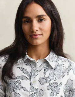 Linen Rich Floral Shirt