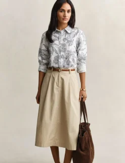 Linen Rich Floral Shirt