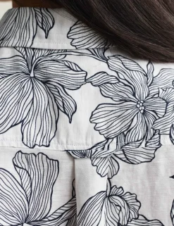 Linen Rich Floral Shirt