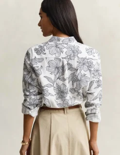 Linen Rich Floral Shirt