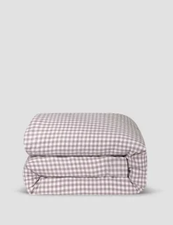 Linen Rich Gingham Duvet Cover