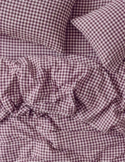 Linen Rich Gingham Duvet Cover