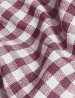 Linen Rich Gingham Duvet Cover