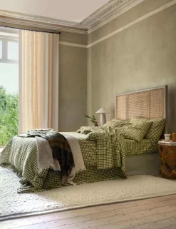 Linen Rich Gingham Duvet Cover