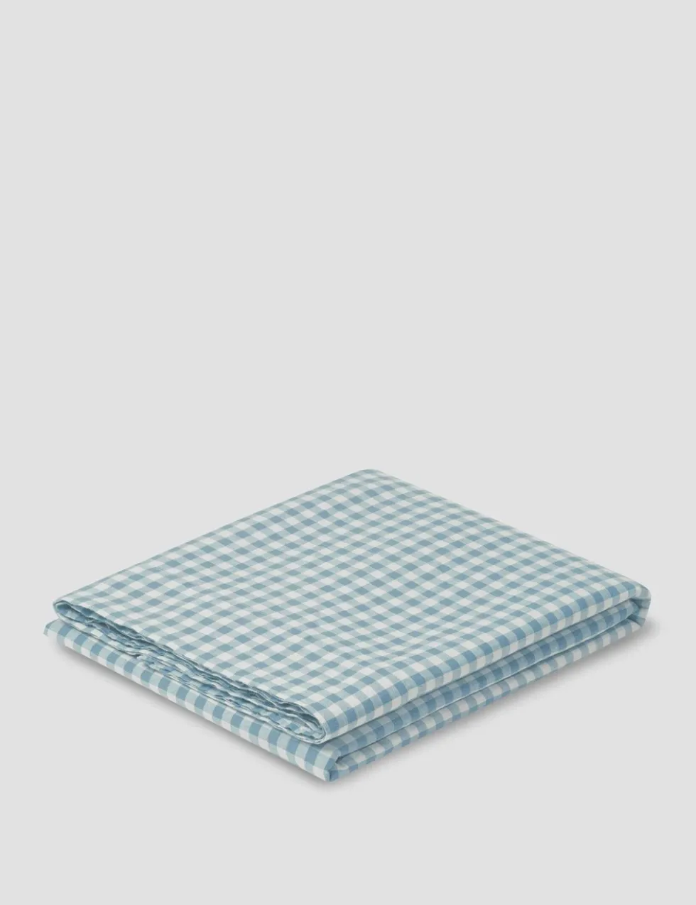 Linen Rich Gingham Flat Sheet