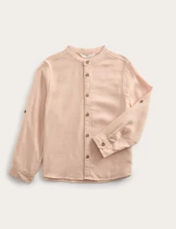 Linen Rich Grandad Shirt (2-8 Yrs)