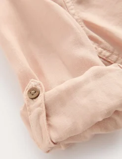 Linen Rich Grandad Shirt (2-8 Yrs)