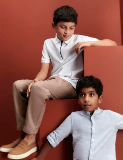 Linen Rich Grandad Shirt (2-8 Yrs)