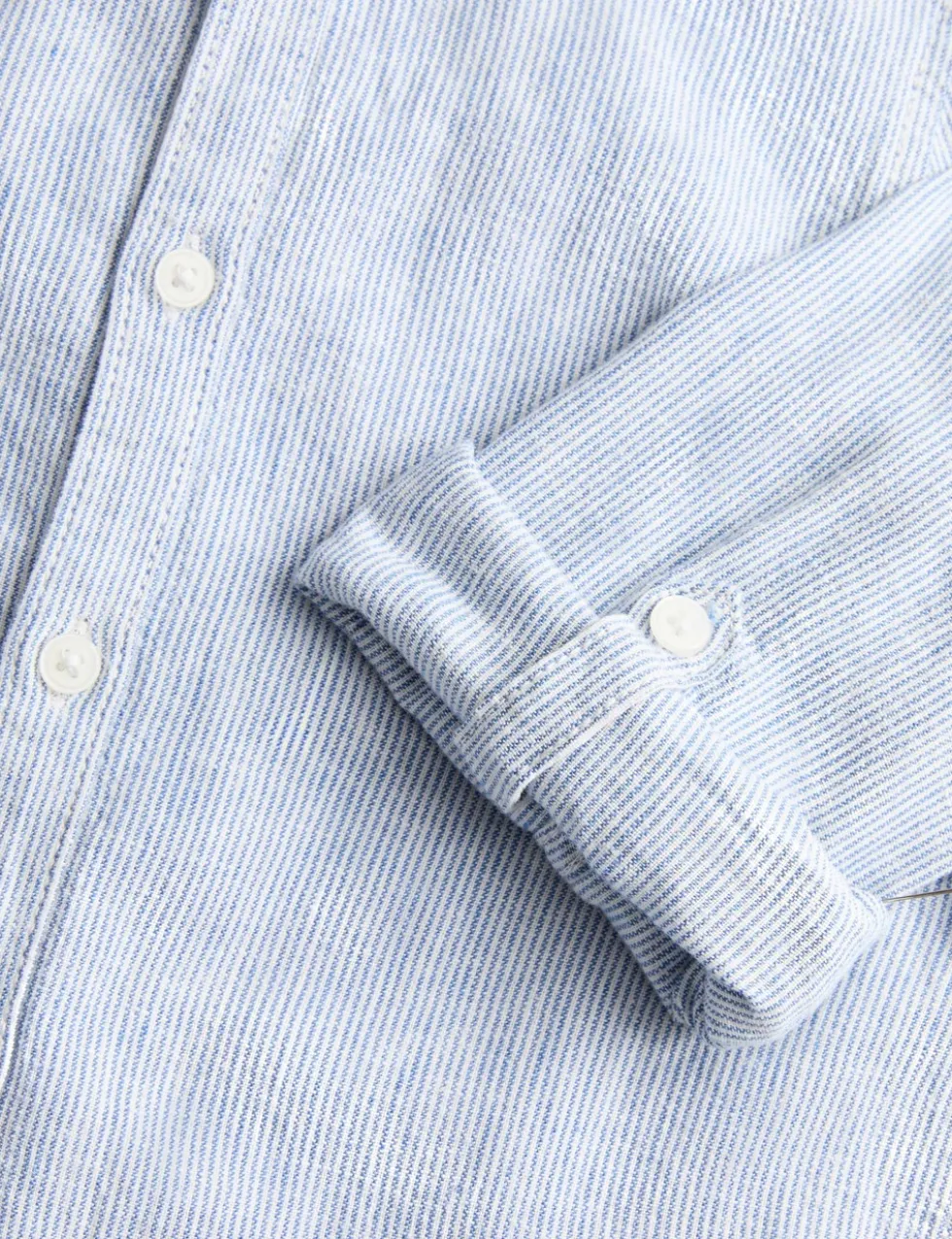 Linen Rich Grandad Shirt (2-8 Yrs)