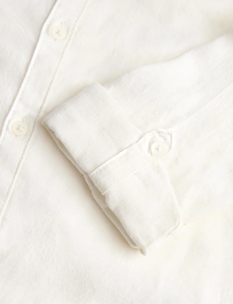 Linen Rich Grandad Shirt (2-8 Yrs)