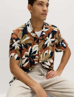 Linen Rich Hawaiian Shirt