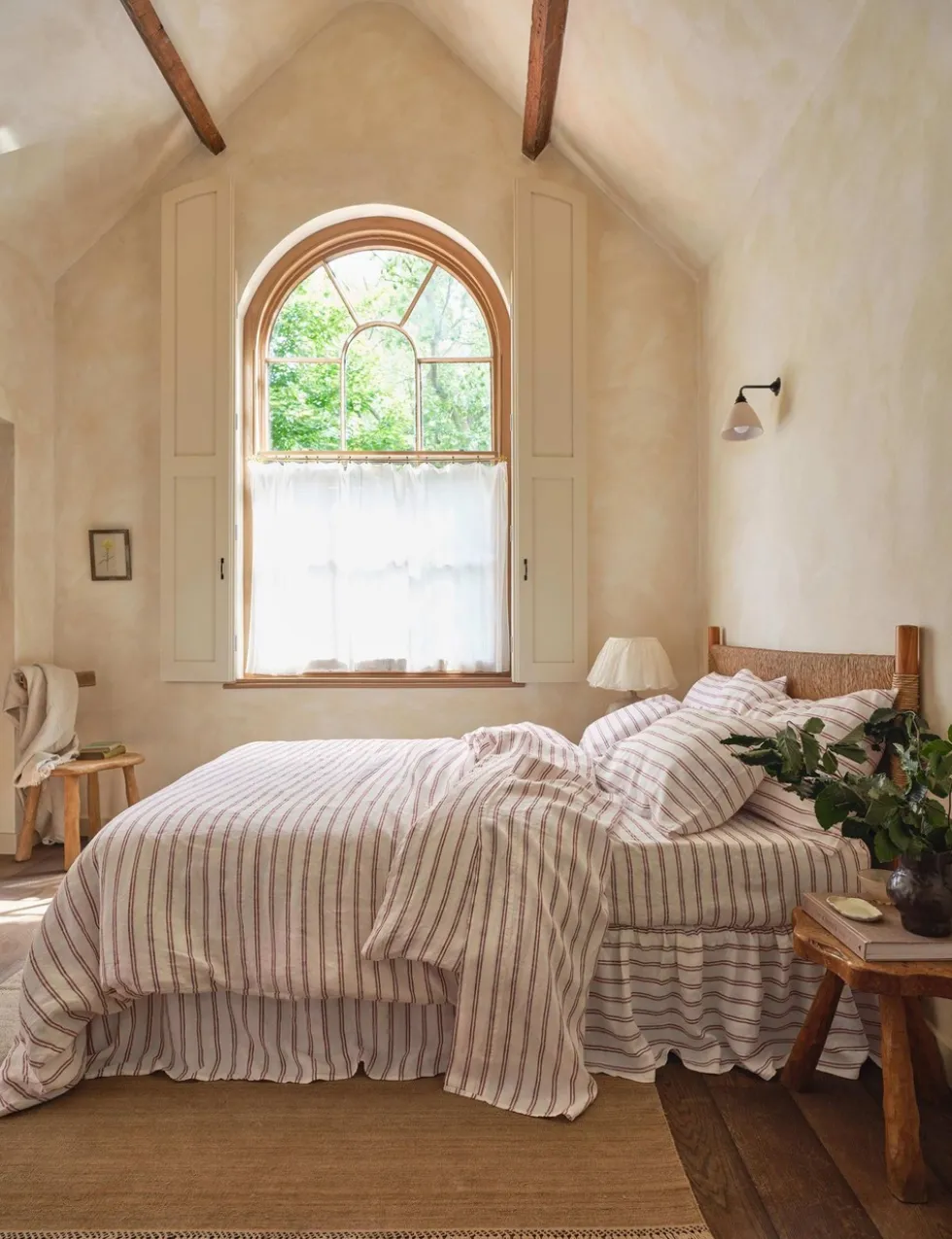 Linen Rich Kemptown Stripe Duvet Cover